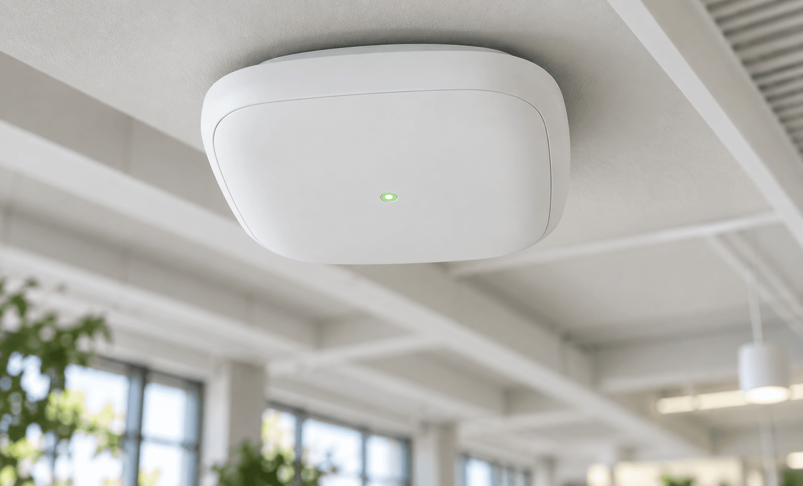 Ceiling-mounted wireless access point